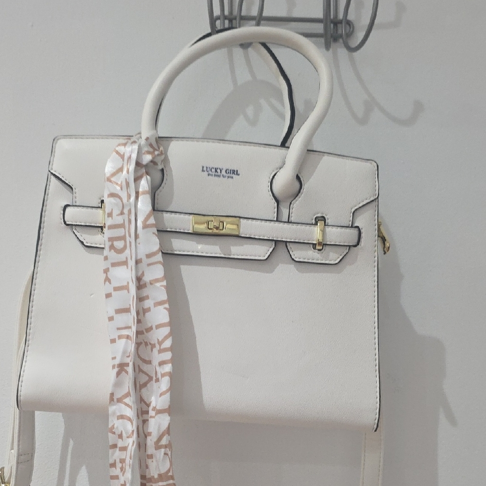 White Handbag